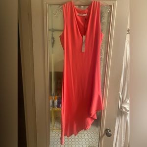 Susana Monaco Asymmetrical Ruffle Hem Dress